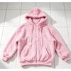 Women Fuzzy Fleece Hoodie Half Zip Drawstring Long Sleeve Loose Warm Plush Sweatshirt Casual Winter Tops With Pockets