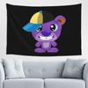 Cartoon Bear Background Cloth Office Living Room Tapestry Home Wall Decoration Tapestry