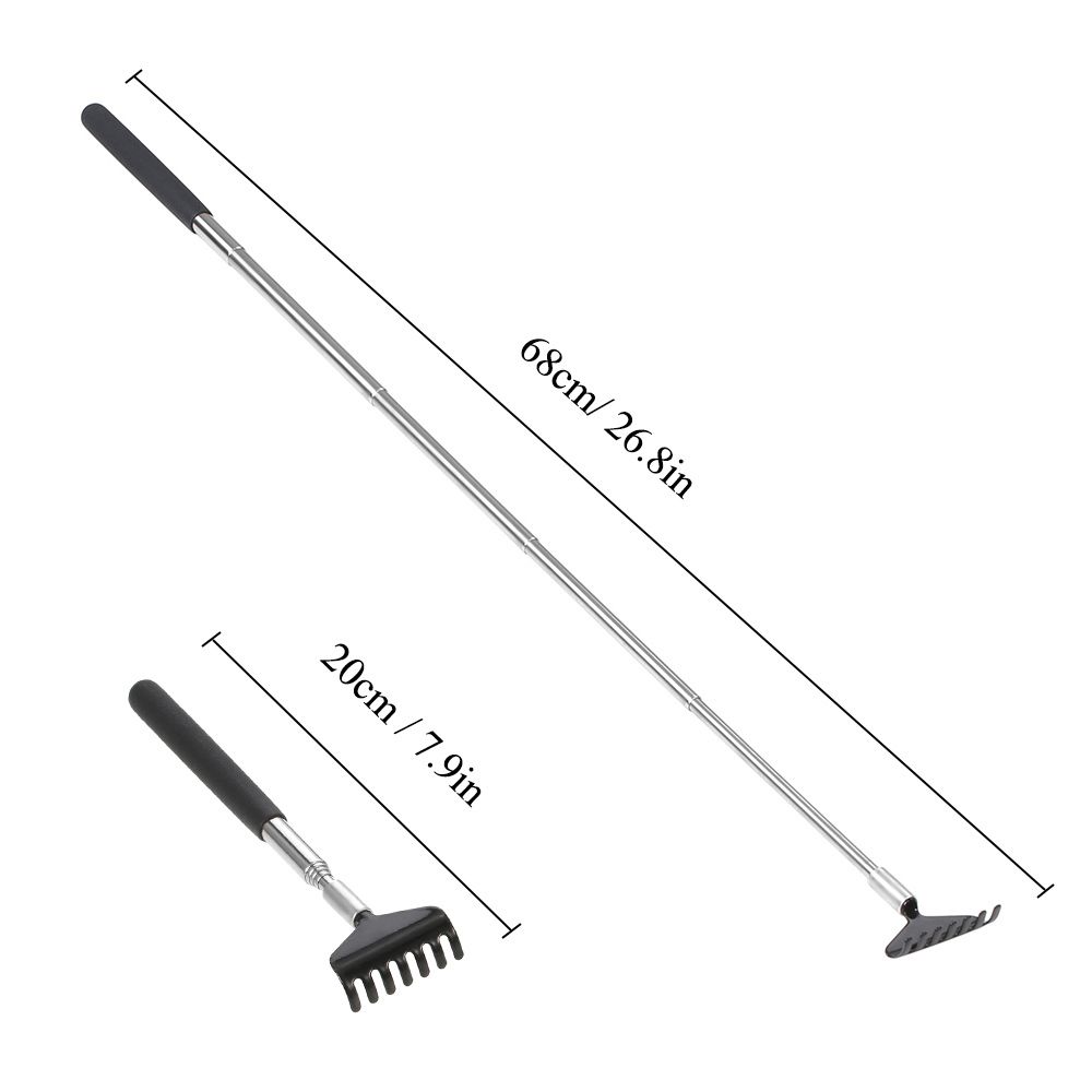 Multicolor Stainless Steel Relieve itching Telescopic Metal Scratching Device Back Scratcher Itch Scratching Massage Tools