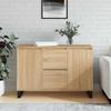 VidaXL Buffet, Sideboard with Legs, Storage Cabinet, Living Room Organizer, Interior Living Room, Oak 827215