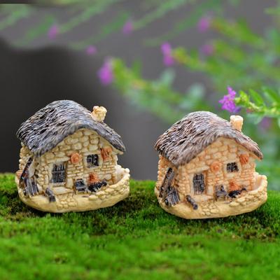 Маленький дом, аксессуары для украшения микропейзажа, украшение из смолы, украшение для небольшого дома, украшение для виллы, украшение для стола