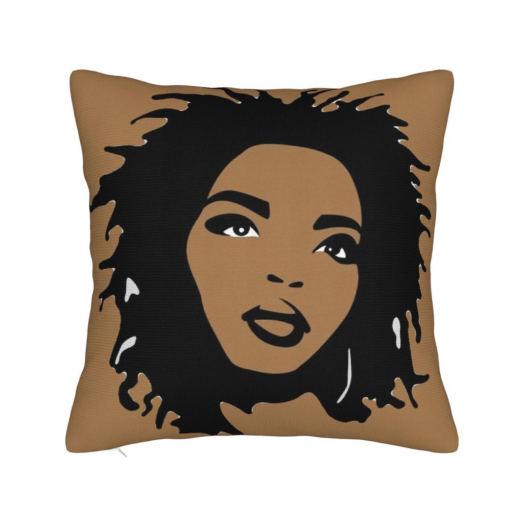 Подушки с принтом The Miseducation of Lauryn Hill Fugees Современная наволочка для стула, дивана, домашнего декора Уютный чехол для подушки