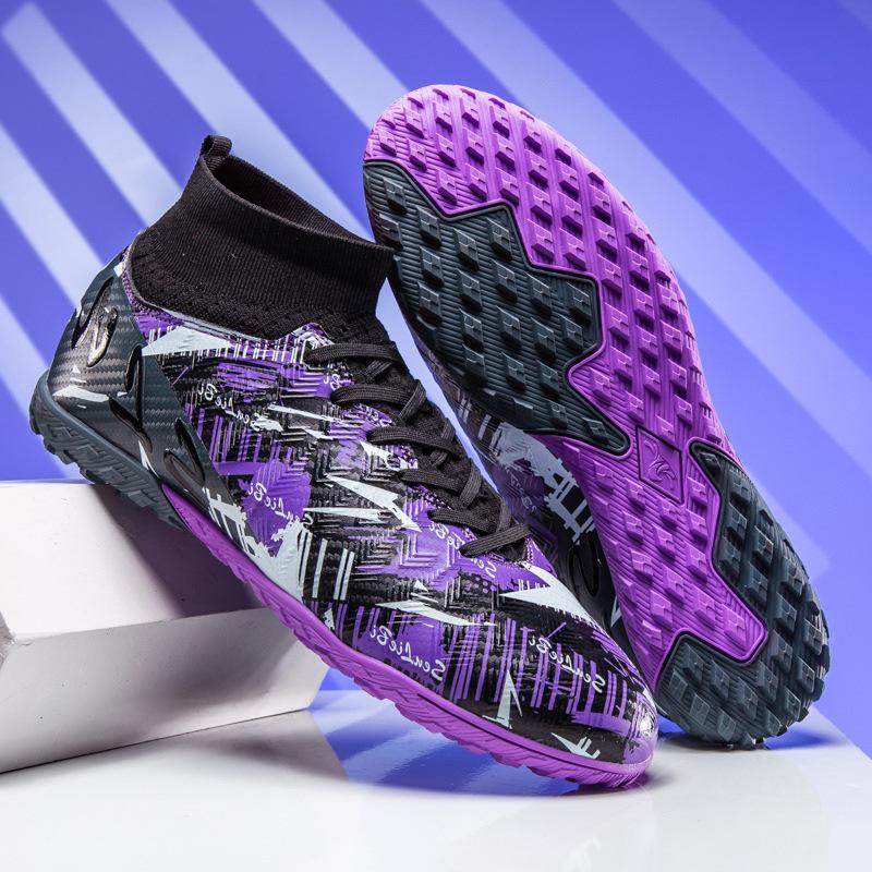High football shoes AG long nails broken nails sports shoes male and female students campus sports people grass training shoes