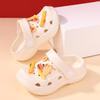 Children's Hole Shoes Cartoon Girls Summer Wear Non-slip Stepping On Shit EVA Boys Thick-soled Beach Cool Slippers