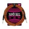 Genuine Ernie Ball 6468 Braided Instrument 10 Pumpkin Pie Cable, Feet, 3.05m,