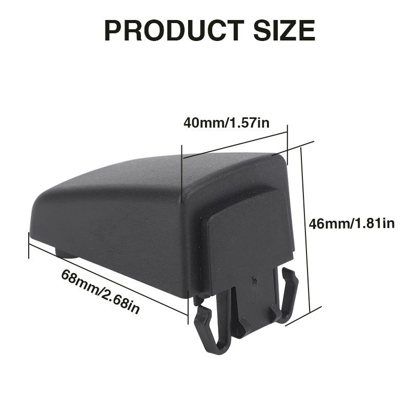 Rear Front Left Right Black Door Handle Cap Cover For Land Rover Freelander 2 Discovery 3 / 4 LR2 LR3 CXJ500050 CXJ500060
