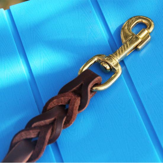 Плетеный искусственный поводок для собак, подарок, немецкий прогулочный кожаный поводок для дрессировки овчарки, товары для домашних животных