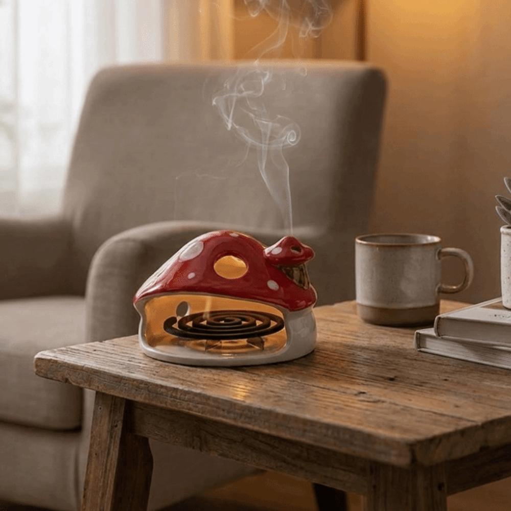 Creative Mosquito Incense Tray Ceramic Mosquito Coil Holder Mosquito Coil Burner Home Fragrance