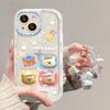 Applicable To Apple 14promax Mobile Phone Case IPhone 13 Full Cover Anti-fall 12 Silicone Cute Bear Doll Pendant