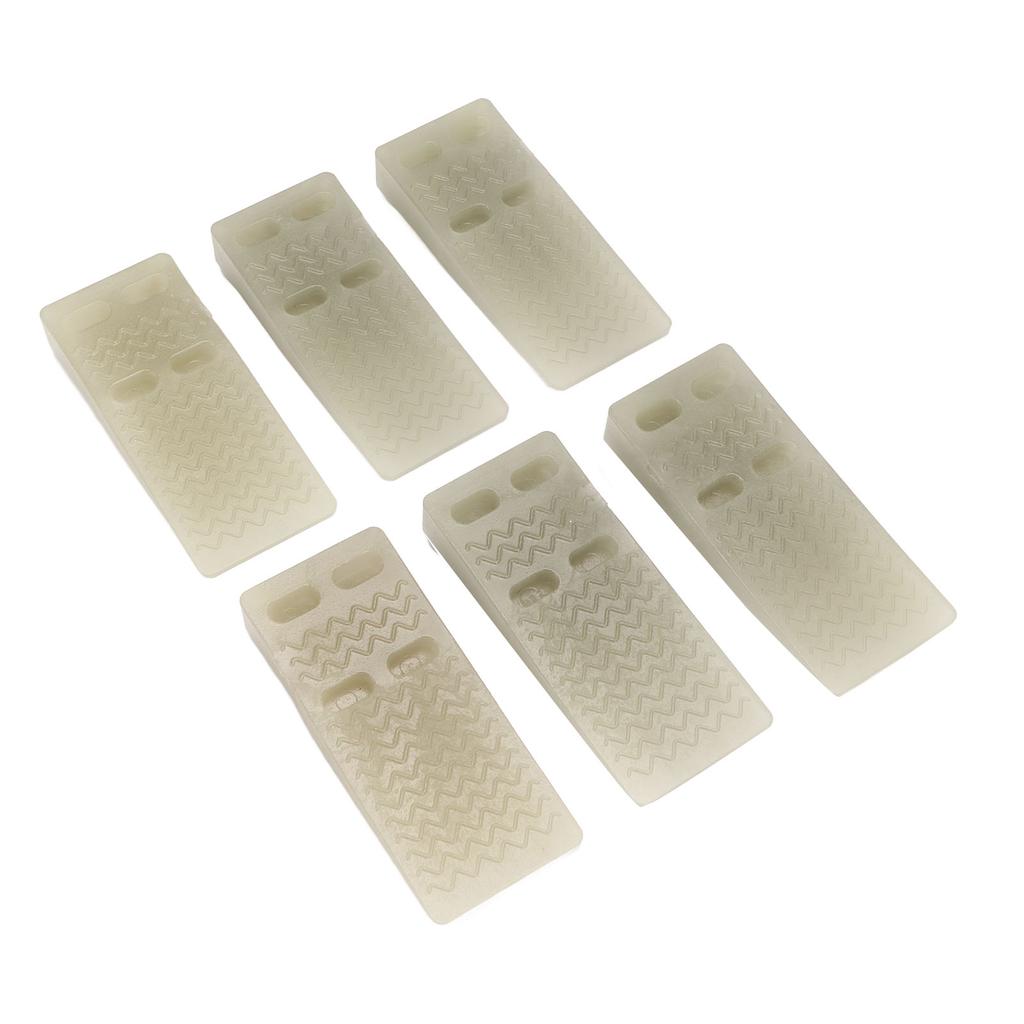 6 шт. дверных стопоров резиновые клиновые стопоры ветрозащитные ударопрочные флуоресцентные для коврового покрытия нижней школы