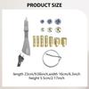 Fixed GEM Craft Applicator with 7 Tips for Card Making Clothes Embossing Pink