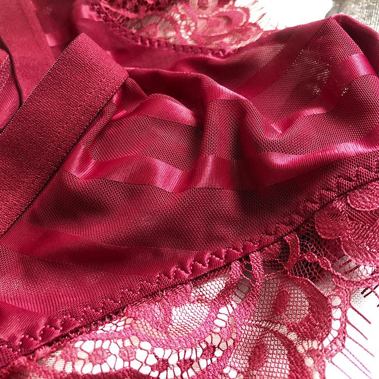 Women Briefs Sexy Panties Stitching Lace V Pants Underpant Comfortable High Fork Hip Lift Mid High Waist Panties