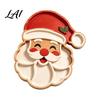 Snack Container for Dormitories Christmas Serving Tray Divided Holiday Appetizer Platter Cute Snowman/Tree/Penguin/Cow Shaped Party Supplies