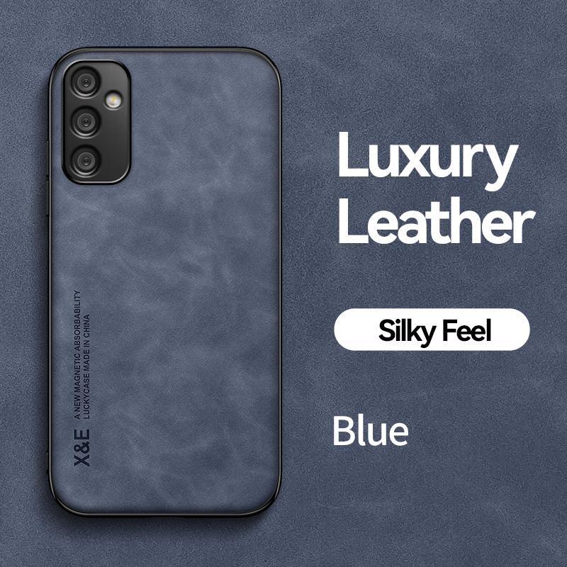 Для Samsung Galaxy A05S A05 A15 чехол роскошный кожаный магнитный держатель чехол для Galaxy A 05 15 05S мягкий силиконовый противоударный чехол
