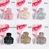 Korean Temperament Ponytail Jelly Colors Hair Claws Bathing Clips Hair Grab Grab Clips