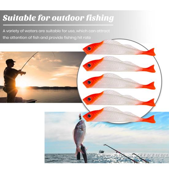 5 шт. мягкая приманка 2,7 г/7 см 3D имитация рыбьих глаз мягкая рыболовная приманка с червями маленькая мини натуральная приманка для плавания