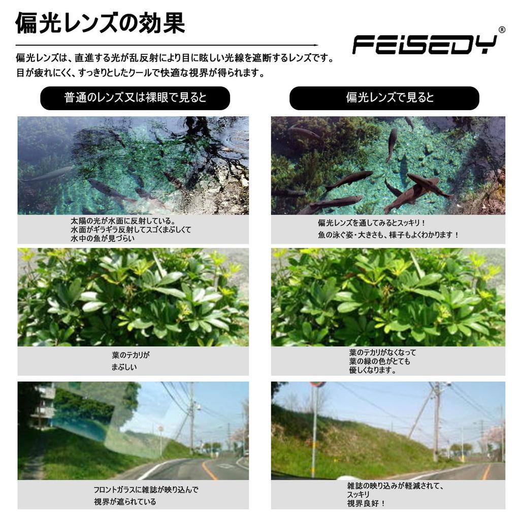 Photochromic Sunglasses for Polarized Large Photochromic Day and Night B1229 [FEISEDY] Men, UV400, Sports, Golf, Driving, Sunglasses, Size, Lens,