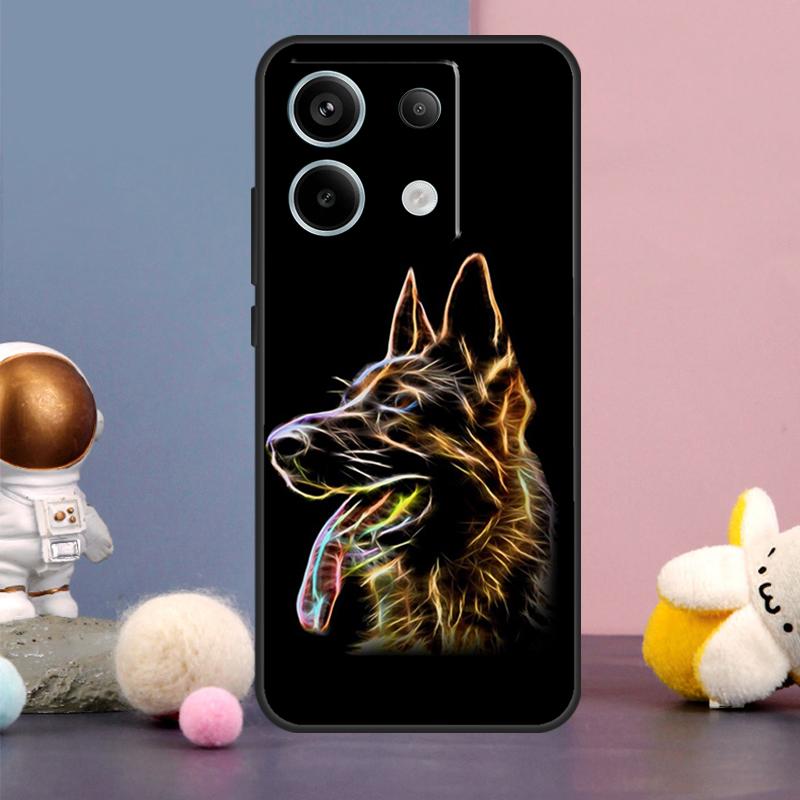 Чехол для телефона Xiaomi Redmi Note 14 9 10 11 12 13 15 Pro Plus Redmi 15 15C 10C 12C 13C 14C с изображением немецкой овчарки