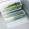 Коробка для хранения кинзы и зеленого лука, кухонный органайзер для трав для свежести в холодильнике с крышкой, контейнер для хранения лапши, яиц, овощей