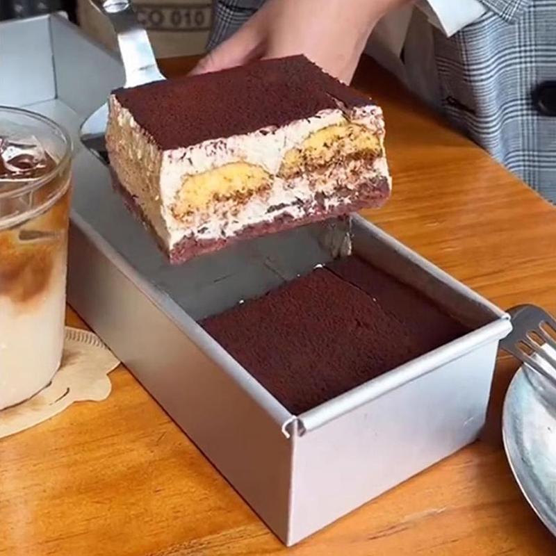 Прямоугольная форма для торта с антипригарным покрытием, форма для тирамису, противень для выпечки торта, нержавеющая сталь, формы для приготовления десерта тирамису, многофункциональная форма для чизкейка