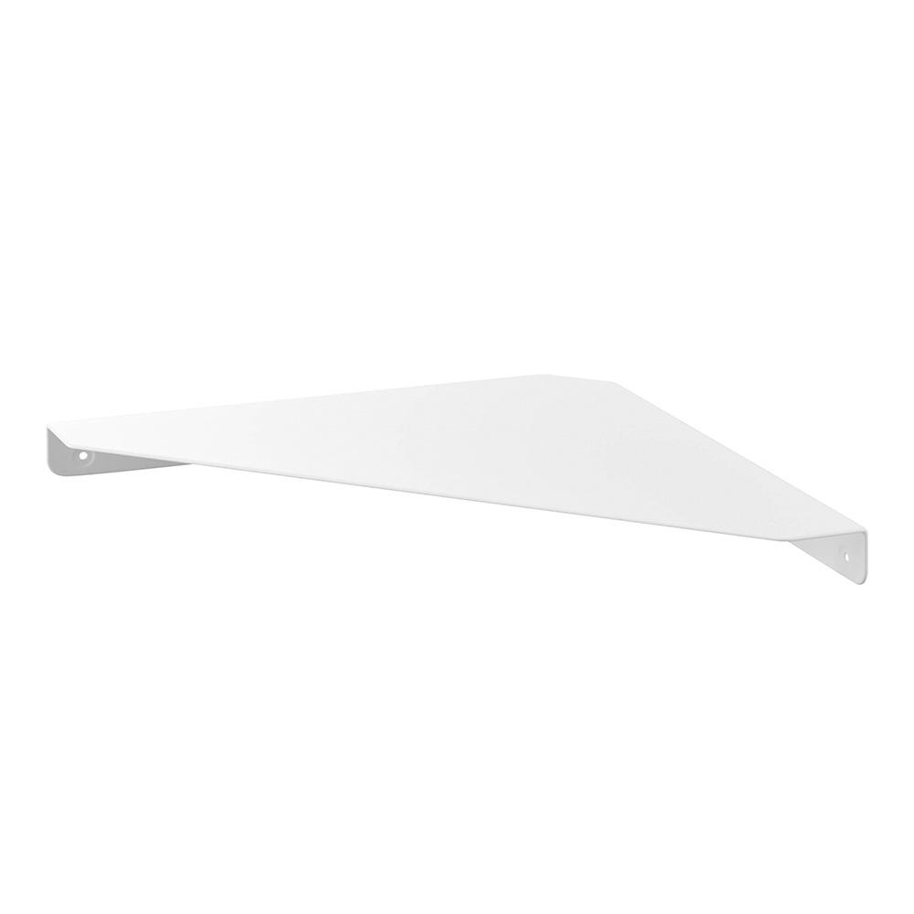 Угловая настенная полка-треугольник без сверления для ванной, кабинета, кухни, гостиной