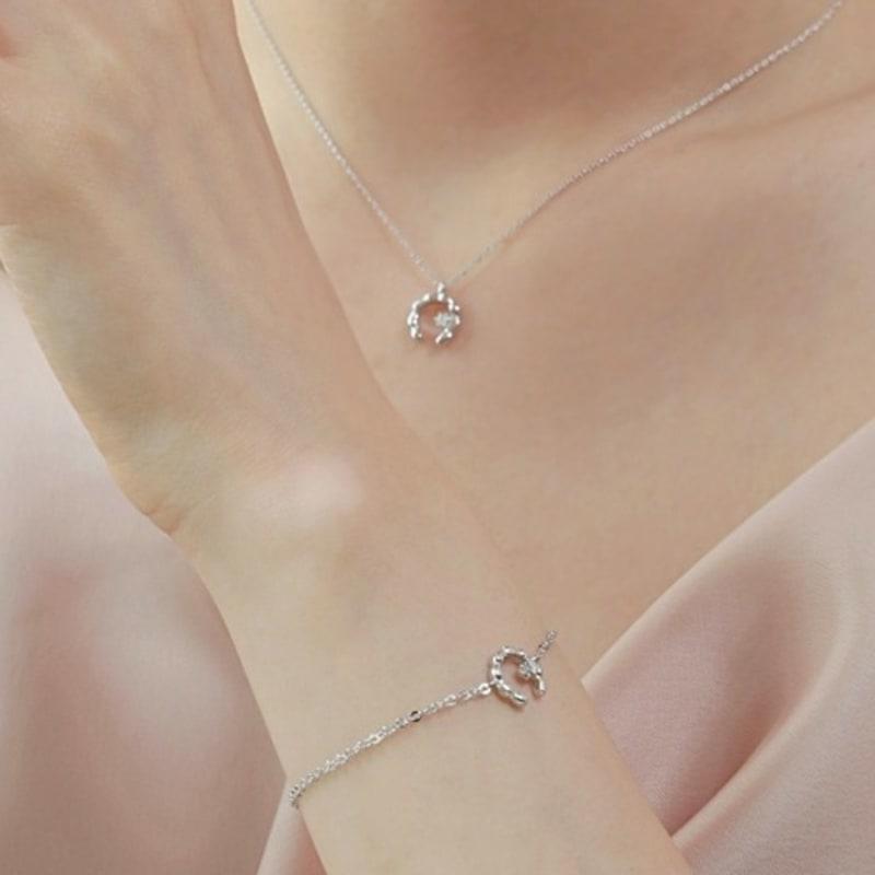 BELLOOGGI Серый браслет с бриллиантами огранки «rough diamond»