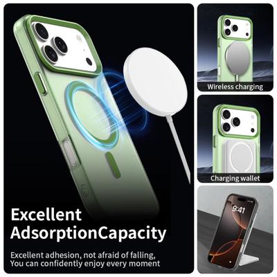 Роскошный матовый чехол MagSafe для iPhone 17 / 17 Pro / 17 Air, чехол с защитой от отпечатков пальцев, магнитный чехол для беспроводной зарядки для iPhone 17 Pro Max