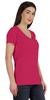 Inkmeso V Neck Basic Tee Classic Fit Short Sleeves Tshirt For Women Summer Cotton Tops