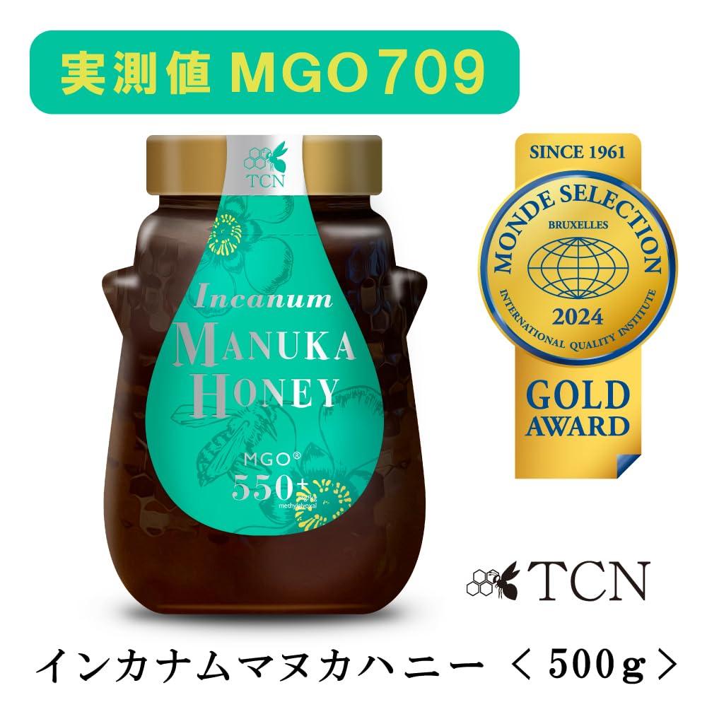 TCN Manuka Honey MGO Incanum Manuka Honey 500 г. Натуральный новозеландский мед Pure Incanum Manuka Honey 550+