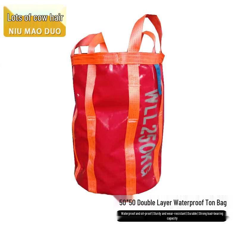 Heavy-Duty Industrial Canvas Ton Bags