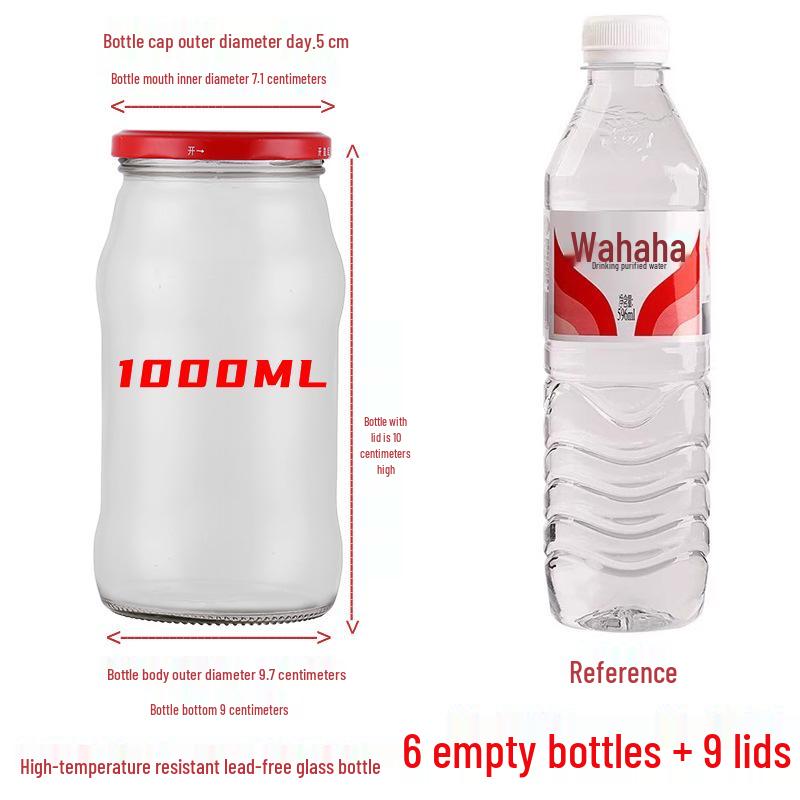 Жаростойкие банки пищевого класса: Идеально для консервирования, хранения, герметизации; Идеально для меда, томатного соуса и желтых персиков. Безопасно для приготовления на пару и кипячения.