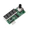 Mini PWM Square Wave Signal Generator Module with Digital Display Adjustable Frequency Duty Ratio Power Off Save for Motor