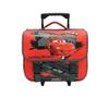 Trolley School Bag - CARS - 38x14x33 Cm - Red and Black - For Boy - With Free Hand Spinner