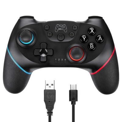 Профессиональный беспроводной Bluetooth-контроллер с вибрацией и 6-осевой соматосенсорикой, резиновая рукоятка