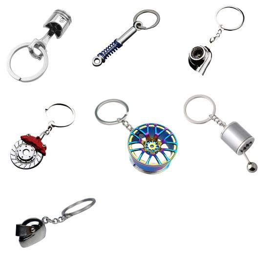 Брелок для ключей Мини Портативный Противоударный Металлический Тормозной Диск Амортизатор Форма Сумка Подвеска Ювелирные Изделия Подарок
