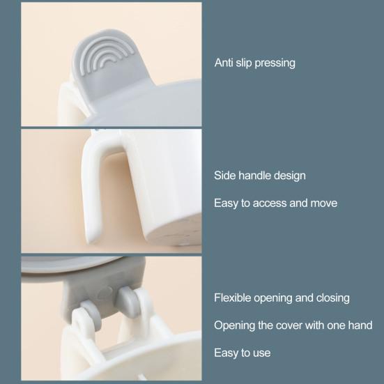 Крышка в скандинавском стиле с 4 отделениями, простая в использовании, удобная коробка для приправ, без запаха, товары для дома.