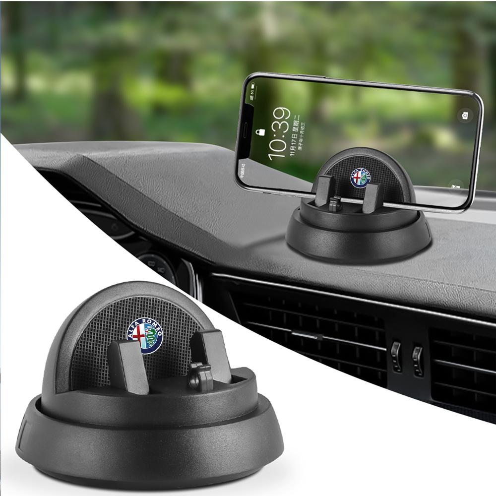 FXAR8 2026 Hot Alfa Romeo Car Phone Holder Pad Dashboard Anti-Slip Stand Cell Phone Support For Alfa Romeo 147 156 Giulia Giulietta St