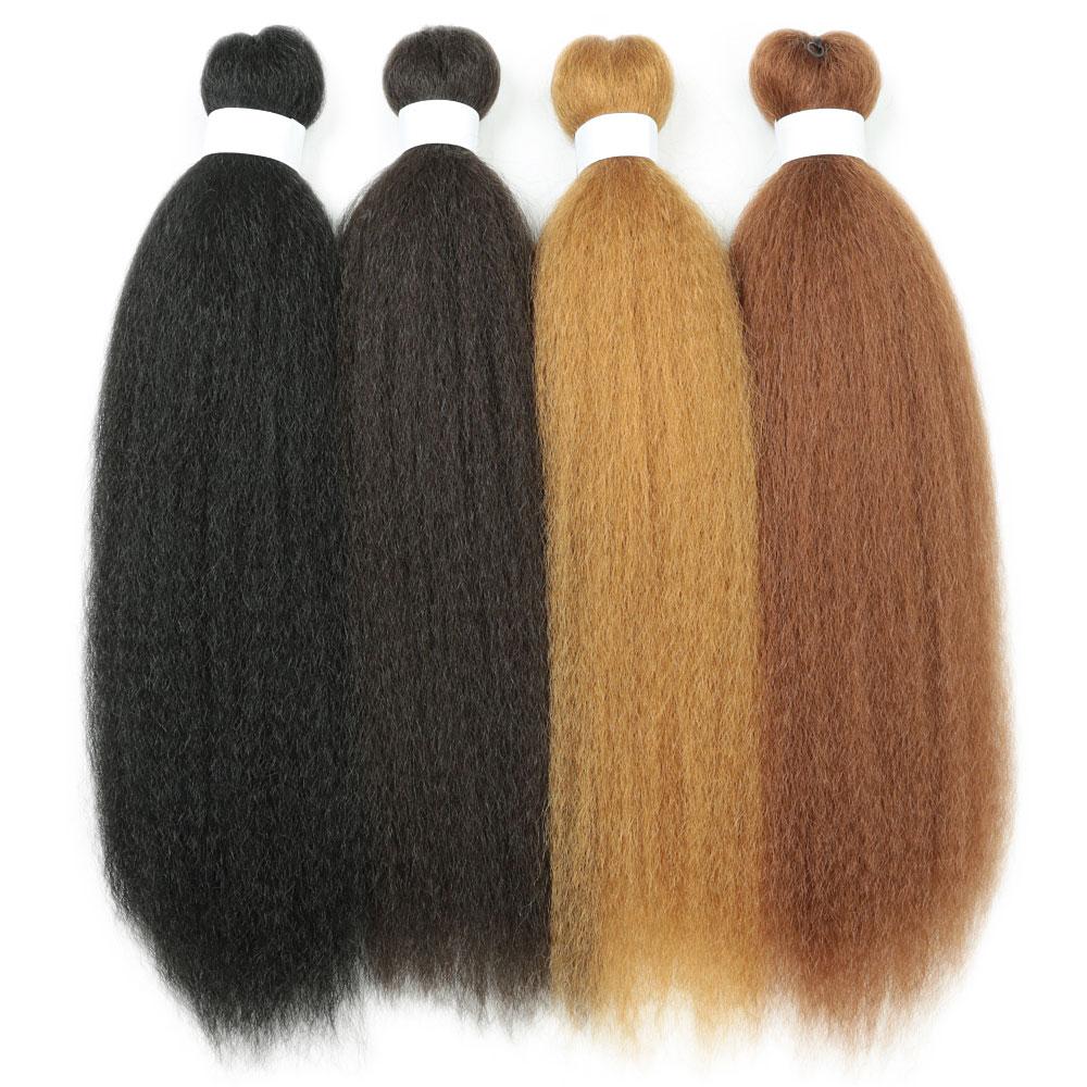 Синтетические Вязаные Пучки Vixen 26 дюймов Kinky Straight Crochet Hair для Черных Женщин Премиальные Синтетические Волокна Crochet Braids