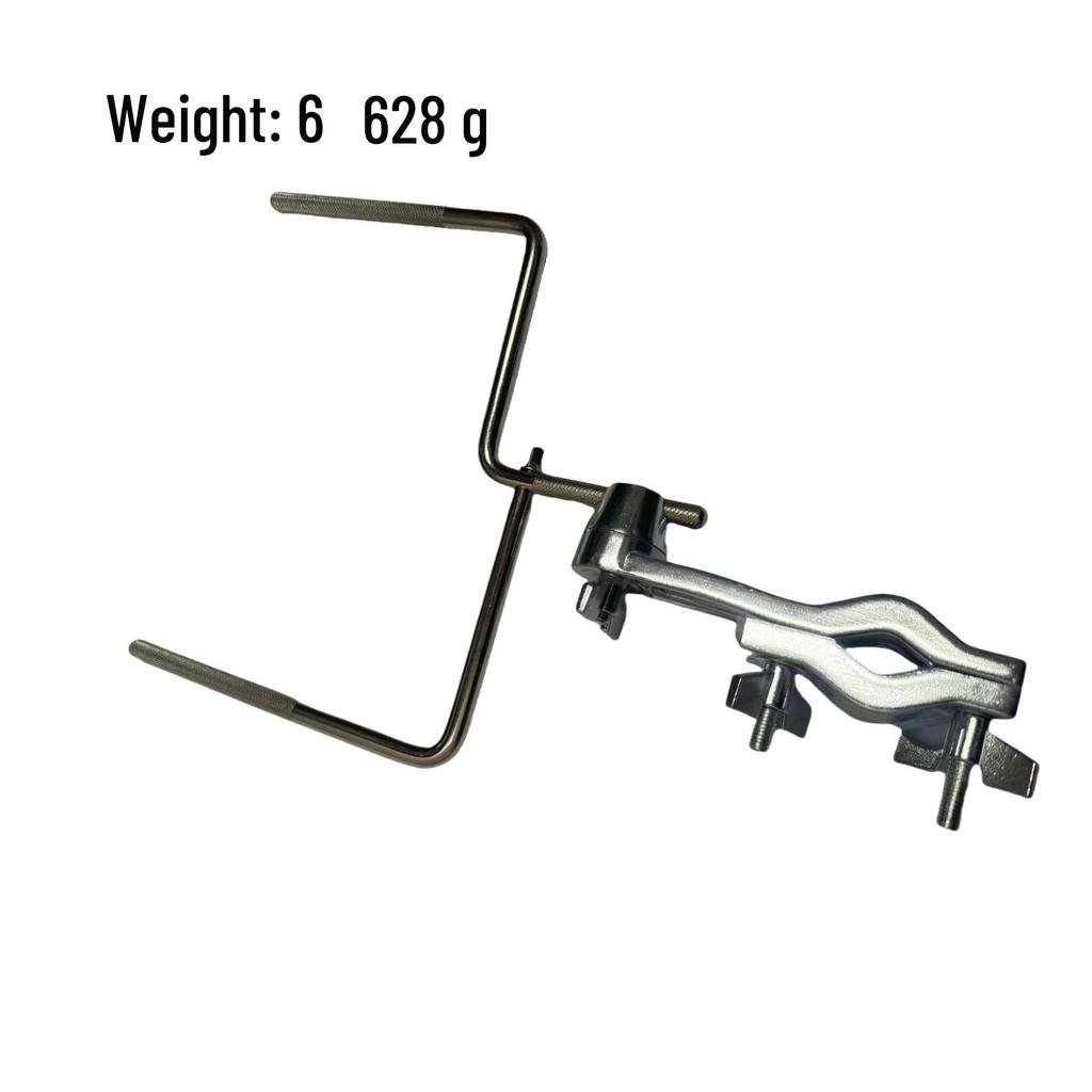 Universal Half-Quick Lock Rotating Cymbal Stand Extension with Angled Rod for Cowbell and Water Cymbal Mounting