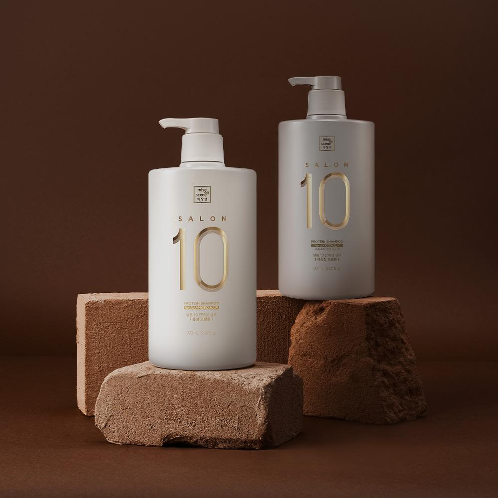 Mise-en-scène Шампунь Salon 10 Protein для поврежденных волос 500мл/990мл