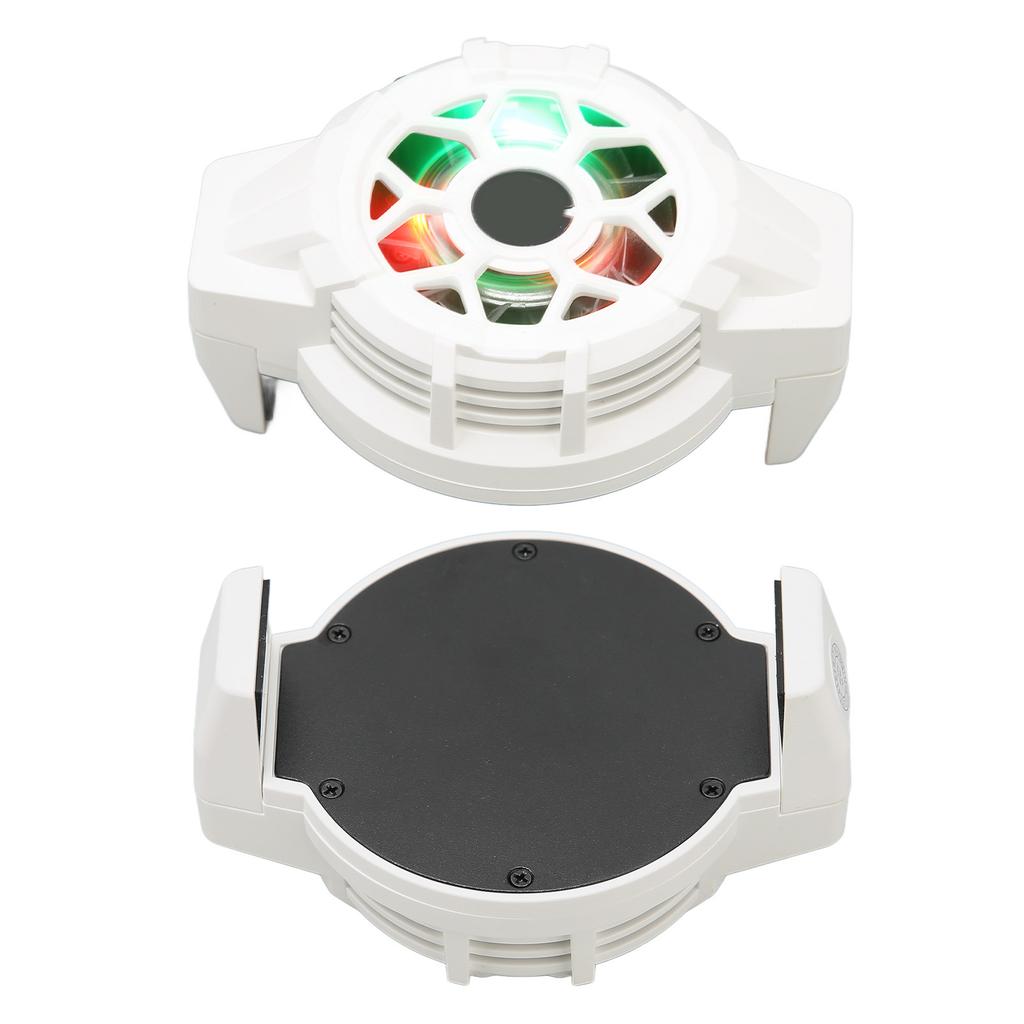 P10 Полупроводниковый кулер для мобильного телефона RGB Выдвижной задний зажим Радиатор для прямых трансляций Влогинга Мобильного геймингаБелый