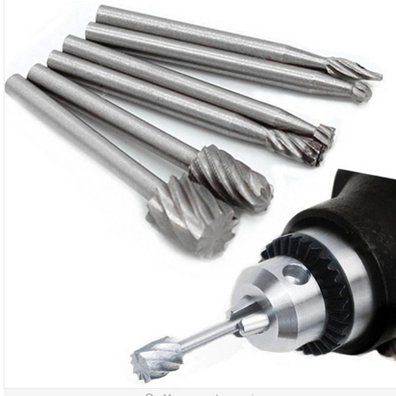 6PCS Rotary Tool Set Silver Color