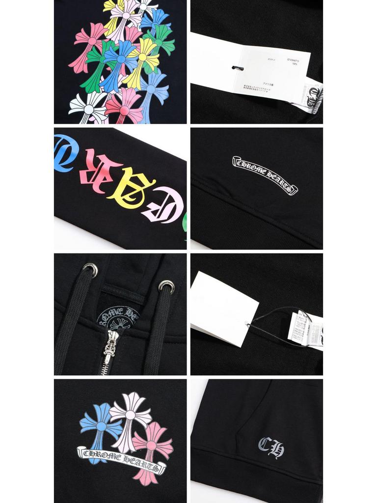 Худи с вышивкой Крест Подкова для мужчин и женщин - Осенняя одежда