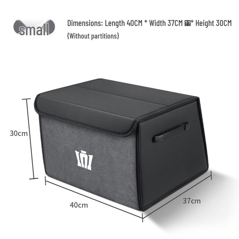 Toyota Crown Land Cruiser Trunk Organizer: Foldable Car Storage Box