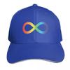Rainbow Infinity Symbol  Awareness Cap Fashion Casual Baseball Caps Adjustable Hat Summer Unisex Baseball Hats Polychromatic