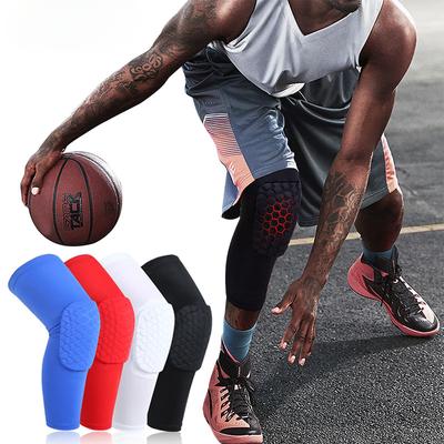 1 шт. наколенники компрессионные подушечки с длинным рукавом для предотвращения столкновений, защитный бандаж наколенник для баскетбола, футбола, езды на велосипеде