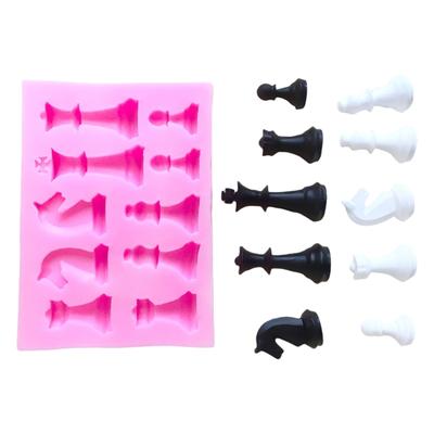 3D Силиконовые формы в форме шахмат для эпоксидной смолы, свечей, мыла, конфет, помадки, шоколада, печенья. Силиконовые формы для выпечки тортов.