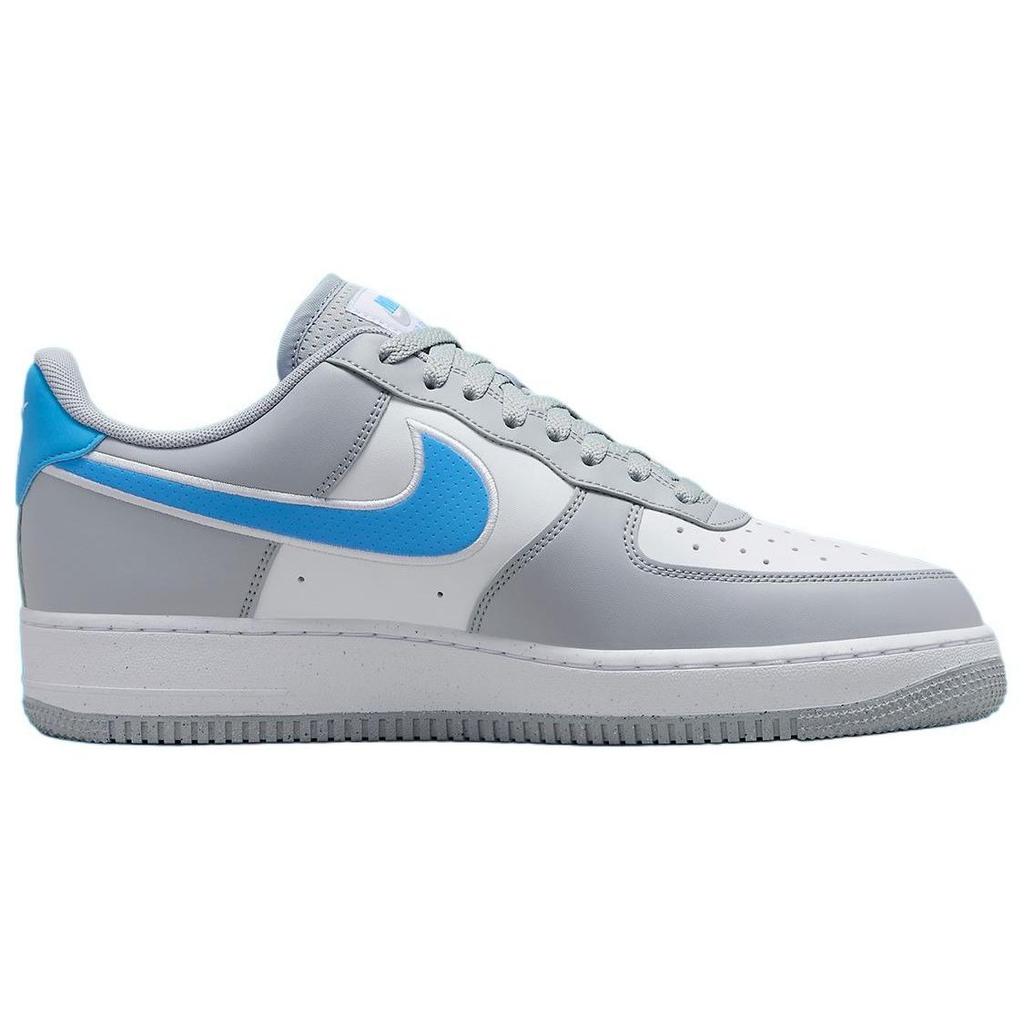 Nike Air Force 1 07 Next Nature Wolf Grey University Blue Мужские кроссовки Белые HM0721-001