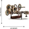 Brass10.16 Cm Nautical Sextant for Navigation and Astronomical Purpose Gift Item and Home Décor
