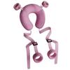 Deba Adult Split Leg Pillow & Handcuffs Set for Bedroom Fun